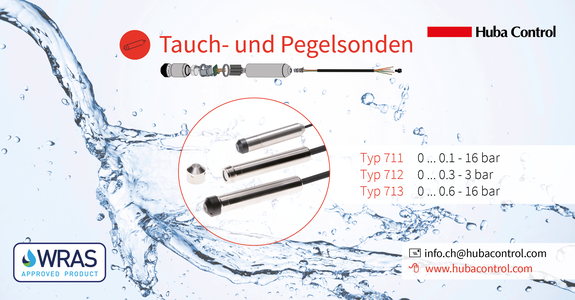 Pressure level transmitter with the WRAS certification